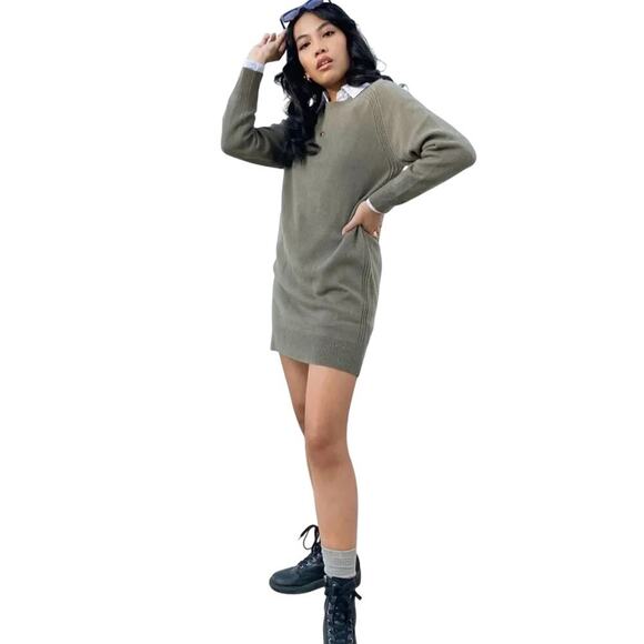 Thakoon Long Sleeve Wool Sweater Dress, Size XS New with Tag MSRP $375 - Picture 2 of 4